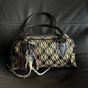 Designer Patterned Brown Handbag